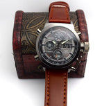 AMST WATERPROOF LEATHER WATCH