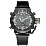 AMST WATERPROOF LEATHER WATCH