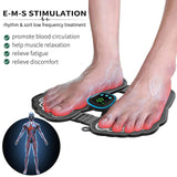 EMS Electric Foot Massager Mat with Remote. Massage Both Feet Simultaneously, Improving Blood Circulation, Relaxing Foot Muscle, Relieving Foot Pain, and Reducing Fatigue with 8 modes and 19 intensity levels