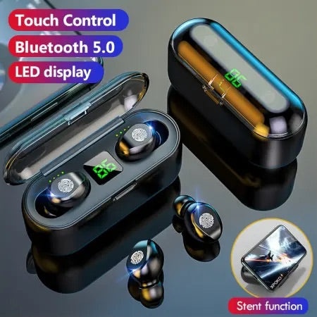 2023 UPGRADED BLUETOOTH EARBUDS,AEDILYS 5.0 EARBUDS WITH 2000MAH CHARGING CASE LED BATTERY DISPLAY 60H PLAYTIME IN-EAR TOUCH BLUETOOTH HEADSET IPX7 WATERPROOF TRUE WIRELESS EARBUDS FOR WORK SPORTS